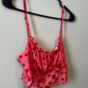 Sexy Sheer Heart Tank Top